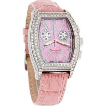 Elini New Yorker Diamond Pink Chronograph Quartz Watch