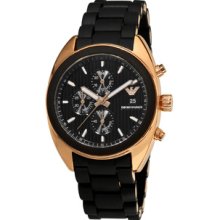 Emporio Armani 'Sport' Men's Black Dial Chronograph