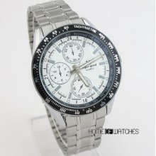 Fashion Outdoor Style Analog S/steel Quartz Mens Women Wrist Watch