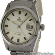 Fine Vintage Rolex Tudor Mens Date Silver 7996 Watch