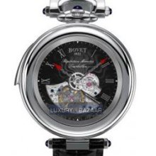 Fleurier 46 Minute Repeater Tourbillon Amadeo (WG / Black guilloche / Leather)