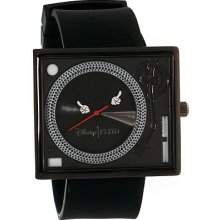 Flud Watches The Mickey Hands Tableturn Watch in Black & Red