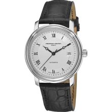 Frederique Constant Classics Chopin Automatic Silver Guilloche Mens Watch