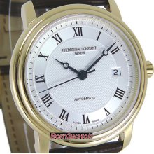 Frederique Constant Watch Swiss Made Automatic Gold Sapphire 40mm Fc-303mc4p5