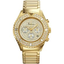 Freelook Women's Ha9083chmg-9 Aquamarina Royale Yellow Gold Plated Case Swarovsk