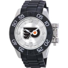 Game Time Nhl-Bea-Phi Men'S Nhl-Bea-Phi Beast Philadelphia Flyers Round Analog Watch