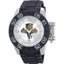 Game Time Nhl-Bea-Fla Men'S Nhl-Bea-Fla Beast Florida Panthers Round Analog Watch