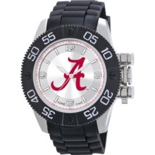 Game Time Watch, Mens University of Alabama Black Polyurethane Strap 4