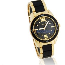 GEMAX 6205 Round Dial Faux Ceramic Men's Watch (Gold) GEMAX 6205 Round Dial Faux Ceramic Men's Watch (Gold)