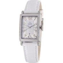 Gevril Women's 7249NE Mini Quartz Avenue of Americas White Diamond Watch
