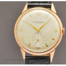 Girard Perregaux 18k Solid Rose Gold Original Dial Manual Wind Gents Wristwatch