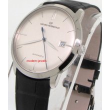 Girard Perregaux Classique Elegance Automatic 1966 Palladium Watch Silver Dial
