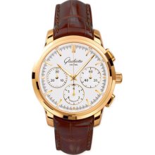 Glashutte Senator Chronograph Pink Gold Watch 39-31-41-41-04