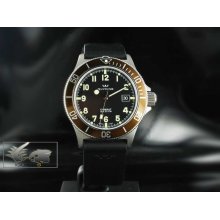 Glycine Combat Sub 200m Automatic Watch -Brown- 3863.19AT2 C-D9