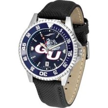 Gonzaga Bulldogs NCAA Mens Leather Anochrome Watch ...