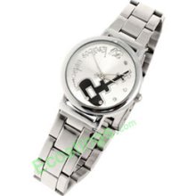 Good Jewelry Luxurious Silver Dial Round Metal Women Watches