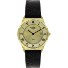 GS08002-10 Rotary Mens Ultra Slim Watch