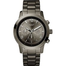 Guess Spectrum Chronograph Black Ip Stainless Steel Bracelet Mens Watch W15522l1