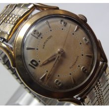 Hamilton Men's Gold Swiss Made 17Jwl Automatic Watch w/ Bracelet