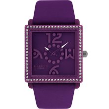 Haurex Italy Diverso Purple Dial Purple Strap Ladies Watch VF369DVV