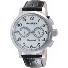 Haurex Italy Men's 9A343uc1 Maestro Chronograph White Dial Watch
