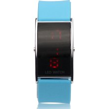 Hot LED Digital Unisex Sport Wrist Watch - Blue