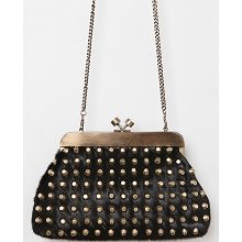 House Of Harlow 1960 Flat-Stud Crossbody Bag: Black One Size W_acc_bags