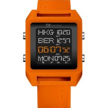 Hugo Boss Boss Orange Square Digital Silicon Mens Watch 1512816