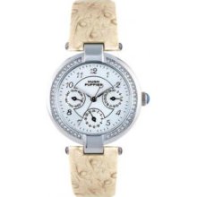 Hush Puppies HP.7619L08.2522 Crescendo Brass Ladies Watch - Beige