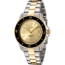 I By Invicta Watch 89051-004 Women's Light Gold Dial Two Tone Stainless Steel