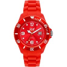 Ice Sili Forever 101970 Red Silicone Strap Women's Watch