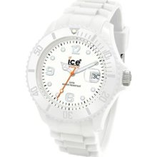 Ice Watch Siwebs09 Ice-watch Sili Collection White Silicone Mens Watch Siwebs09
