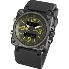 Infantry Digital Military Sport Alarm Mens Wrist Watch Yellow Black R