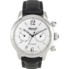 Ingersoll Automatic Men's Watch In8009sl With Black Leather Strap