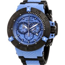 Invicta 0935 Anatomic Subaqua Black and Blue Rubber Strap Men's Watch