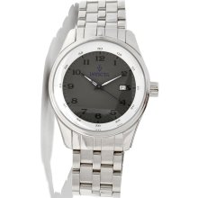 Invicta 12187 Men's Vintage Grey Dial Stainless Steel Bracelet Date Wa