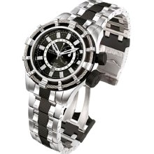 Invicta 7252 Signature Bolt Black Dial Stainless Steel Men's Watch