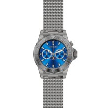 Invicta 80197 Men's Pro Diver Blue Dial Gunmetal Tone Steel Multifunction Watch