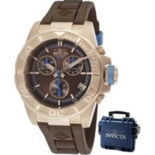 Invicta Men's 12157 Pro-Diver Chronograph Brown Dial Brown