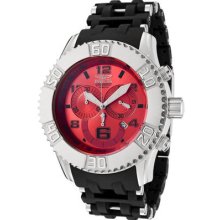 Invicta Men's 6707 Sea Spider Collection Chronograph Black Polyurethane Watch