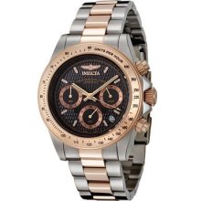 Invicta Men's 6932 Speedway Professional Collection Chronograph 18k Rose Gold