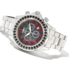 Invicta Men's Grand Diver Limited Edition Swiss Made Quartz Chronograph Black Spinel Bracelet Watch