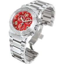 Invicta Mens Reserve Ocean Reef Swiss Made Chronograph Red Dial Watch