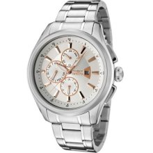 Invicta Specialty Collection Master Calendar Silver Dial Stainless Steel Watch