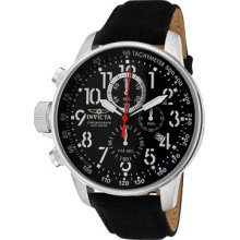 Invicta Watches Men's Force Chronograph Black Dial Black Riffle Black