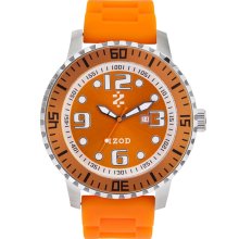 IZOD Eagle XL Orange 55mm Case, 3 Hand Sports Strap Watch