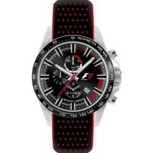 Jacques Lemans - F-5007R - Gents Watch - Self-Winding Automatic - Chronograph - Black Leather Strap