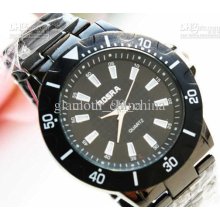 Jewelry Supply Black Fashion Watches Cool Men Strip Watch Factory Di