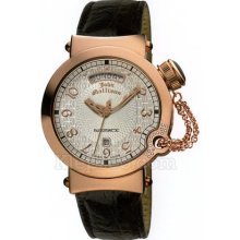 John Galliano Designer Men's Watches, L'Elu - Men's Diamond Rose Gold Plated Automatic Watch