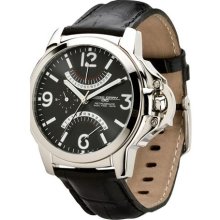 Jorg Gray JG1850-14 Men's Black Dial Retrograde Calendar Watch
